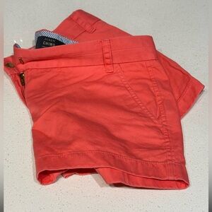 J. Crew shorts Women's Vibrant Coral Shorts size 4 (3 inch inseam)